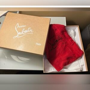 Authentic Christian Louboutin empty shoebox w/ dust bag